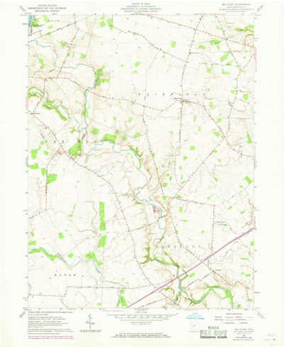 United States Geological Survey Big Plain, OH (1961, 24000-Scale) digital map