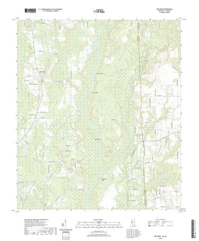 United States Geological Survey Big Point, MS (2020, 24000-Scale) digital map