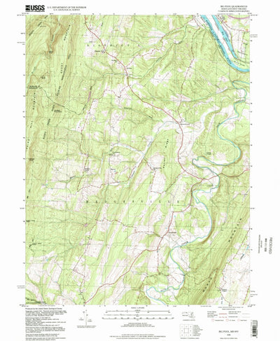United States Geological Survey Big Pool, MD-WV (1998, 24000-Scale) digital map