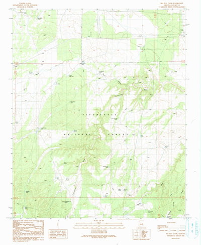 United States Geological Survey Big Pug Tank, AZ (1990, 24000-Scale) digital map