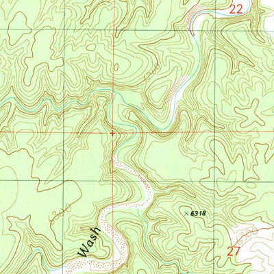 United States Geological Survey Big Pug Tank, AZ (1990, 24000-Scale) digital map
