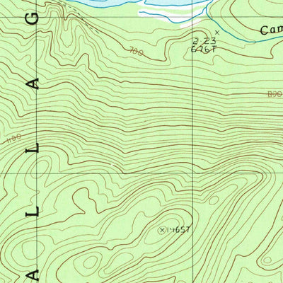 United States Geological Survey Big Rapids, ME (1986, 24000-Scale) digital map