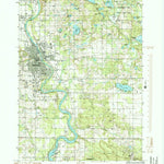 United States Geological Survey Big Rapids, MI (1985, 24000-Scale) digital map