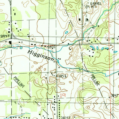 United States Geological Survey Big Rapids, MI (1985, 24000-Scale) digital map