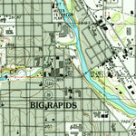 United States Geological Survey Big Rapids, MI (1985, 24000-Scale) digital map