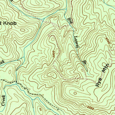 United States Geological Survey Big Ridge, NC (1946, 24000-Scale) digital map