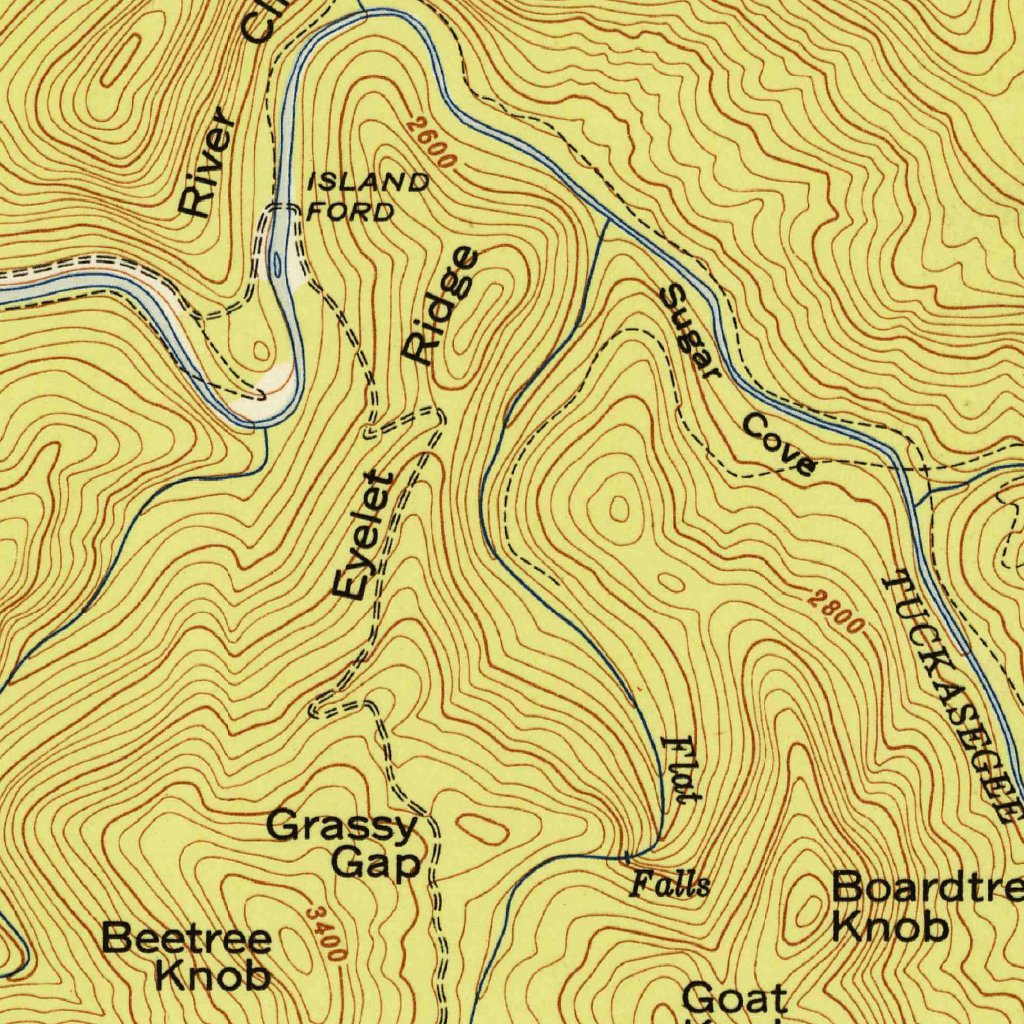 Big Ridge, NC (1947, 24000-Scale) Map by United States Geological ...