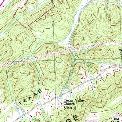 United States Geological Survey Big Ridge Park, TN (1952, 24000-Scale) digital map