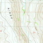 United States Geological Survey Big Ridge, WY (1987, 24000-Scale) digital map