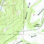 United States Geological Survey Big Rock Flat, OR (1969, 24000-Scale) digital map