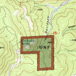 United States Geological Survey Big Rock Flat, OR (1995, 24000-Scale) digital map