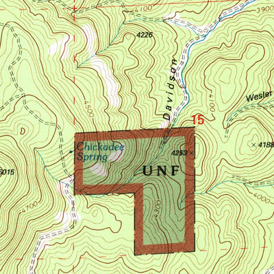 United States Geological Survey Big Rock Flat, OR (1995, 24000-Scale) digital map