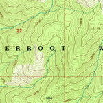 United States Geological Survey Big Rock Mountain, ID (1995, 24000-Scale) digital map