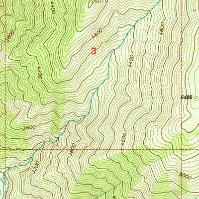 United States Geological Survey Big Rock Mountain, ID (1995, 24000-Scale) digital map