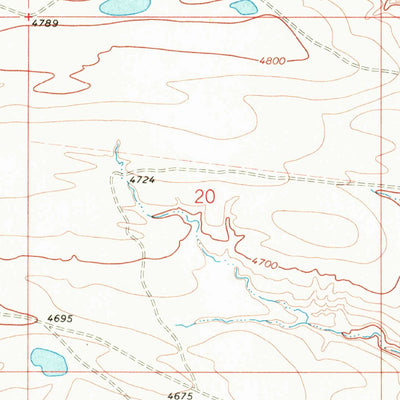 United States Geological Survey Big Rock, MT (1968, 24000-Scale) digital map