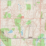 United States Geological Survey Big Round Lake, WI (1983, 24000-Scale) digital map