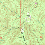 United States Geological Survey Big Round Mountain, OK (1973, 24000-Scale) digital map