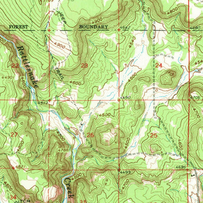 United States Geological Survey Big Sage Reservoir, CA (1962, 62500-Scale) digital map