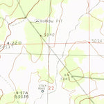 United States Geological Survey Big Sage Reservoir, CA (1990, 24000-Scale) digital map
