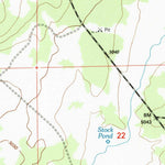 United States Geological Survey Big Sage Reservoir, CA (1993, 24000-Scale) digital map