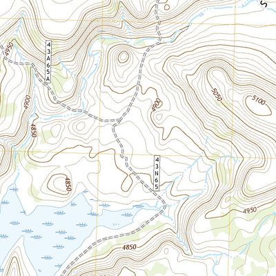 United States Geological Survey Big Sage Reservoir, CA (2021, 24000-Scale) digital map