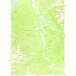United States Geological Survey Big Salmon Lake East, MT (1970, 24000-Scale) digital map