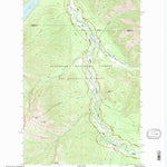 United States Geological Survey Big Salmon Lake East, MT (1994, 24000-Scale) digital map