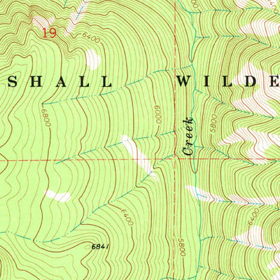 United States Geological Survey Big Salmon Lake West, MT (1970, 24000-Scale) digital map
