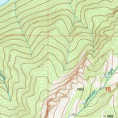 United States Geological Survey Big Salmon Lake West, MT (1994, 24000-Scale) digital map