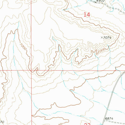 United States Geological Survey Big Sandy Reservoir SE, WY (1969, 24000-Scale) digital map