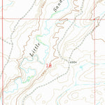 United States Geological Survey Big Sandy Reservoir SE, WY (1969, 24000-Scale) digital map