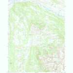 United States Geological Survey Big Sheep Mountain, WY (1968, 24000-Scale) digital map