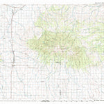 United States Geological Survey Big Snowy Mountains, MT (1993, 100000-Scale) digital map