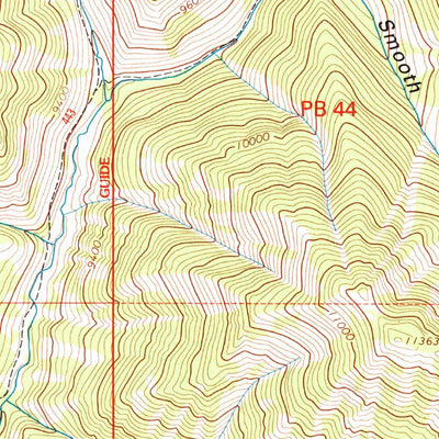 United States Geological Survey Big Soap Park, CO (2001, 24000-Scale) digital map