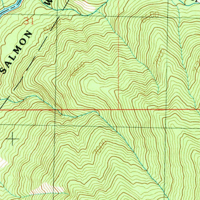 United States Geological Survey Big Soldier Mountain, ID (1990, 24000-Scale) digital map