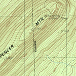 United States Geological Survey Big Spencer Mountain, ME (1988, 24000-Scale) digital map