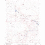 United States Geological Survey Big Spring Butte, NV-OR (1966, 62500-Scale) digital map