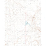 United States Geological Survey Big Spring Butte, NV-OR (1990, 24000-Scale) digital map