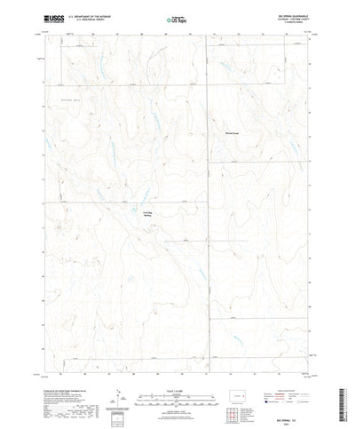 United States Geological Survey Big Spring, CO (2022, 24000-Scale) digital map
