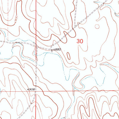 United States Geological Survey Big Spring Creek, CO (1979, 24000-Scale) digital map