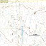 United States Geological Survey Big Spring Creek, CO (2022, 24000-Scale) digital map