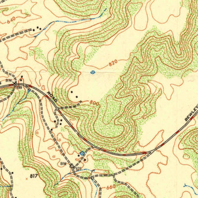 United States Geological Survey Big Spring, KY (1948, 24000-Scale) digital map