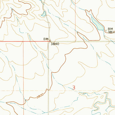 United States Geological Survey Big Spring, MT (1970, 24000-Scale) digital map