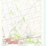 United States Geological Survey Big Spring North, TX (1954, 24000-Scale) digital map