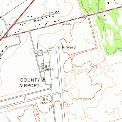 United States Geological Survey Big Spring North, TX (1954, 24000-Scale) digital map