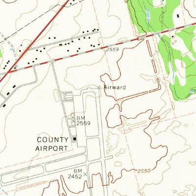 United States Geological Survey Big Spring North, TX (1965, 24000-Scale) digital map