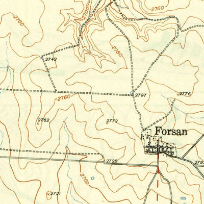 United States Geological Survey Big Spring South, TX (1941, 62500-Scale) digital map
