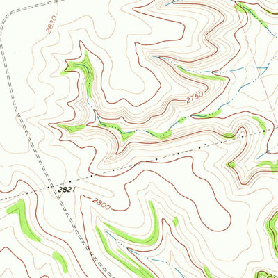 United States Geological Survey Big Spring South, TX (1971, 24000-Scale) digital map
