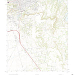 United States Geological Survey Big Spring South, TX (2022, 24000-Scale) digital map