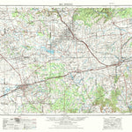 United States Geological Survey Big Spring, TX (1954, 250000-Scale) digital map